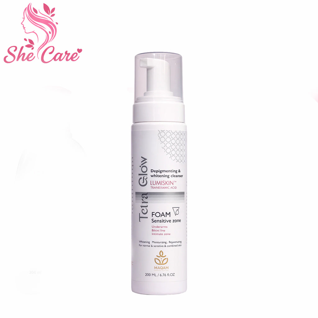 Tetra Glow Sensitive Zone Whitening Foam (200 ml)