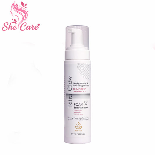 Tetra Glow Sensitive Zone Whitening Foam (200 ml)