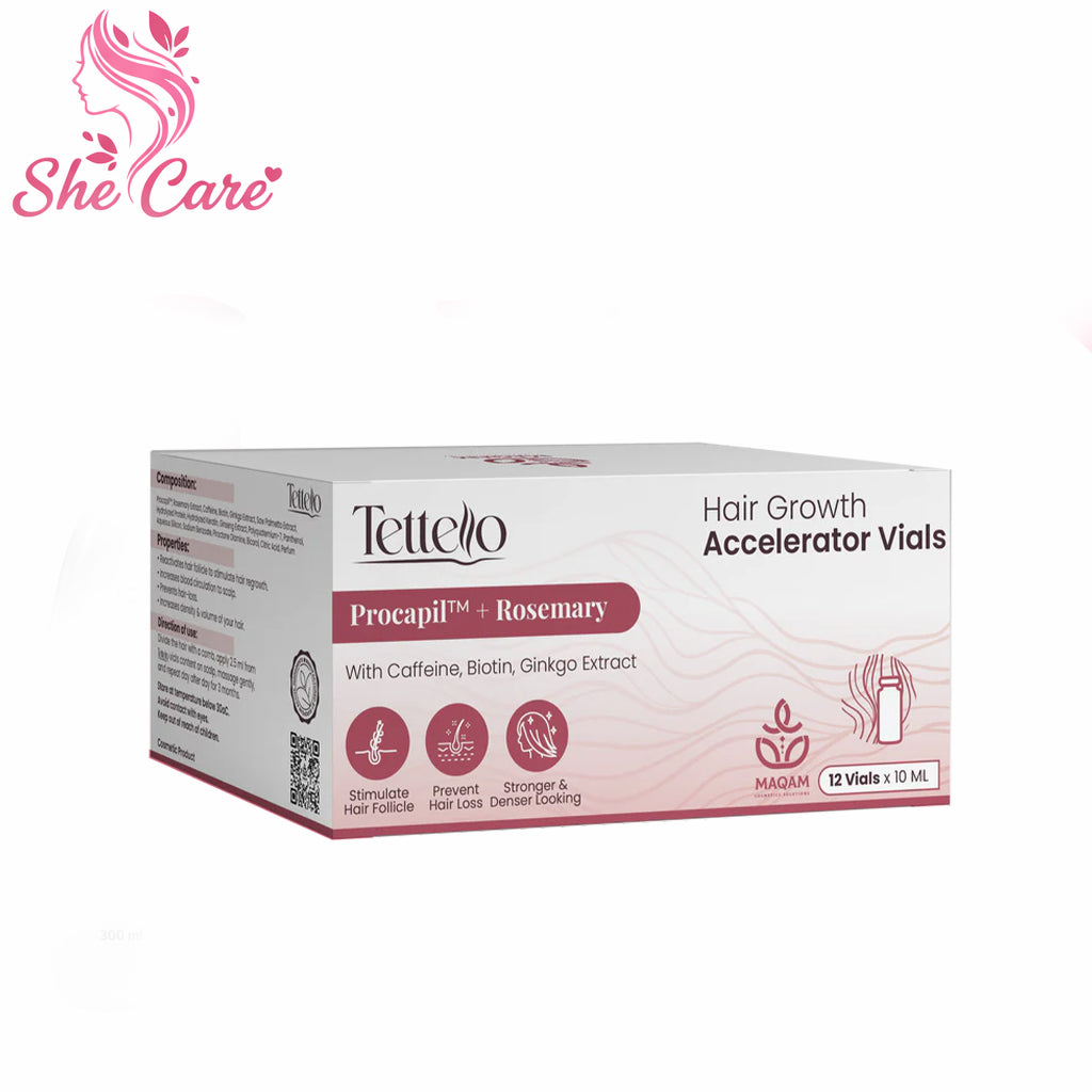 Tettello Hair Growth Accelerator Vials (12 10 ml)