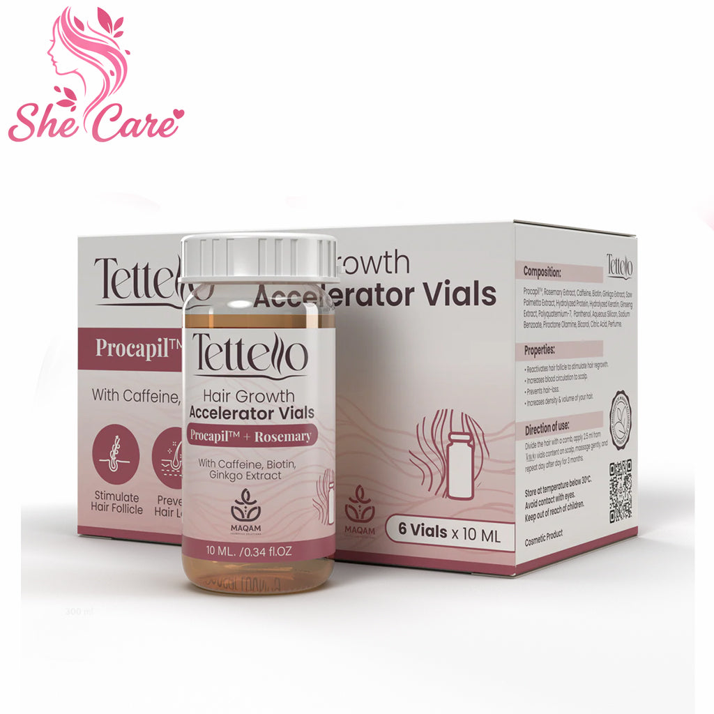 Tettello Hair Growth Accelerator Vials (6 10 ml)